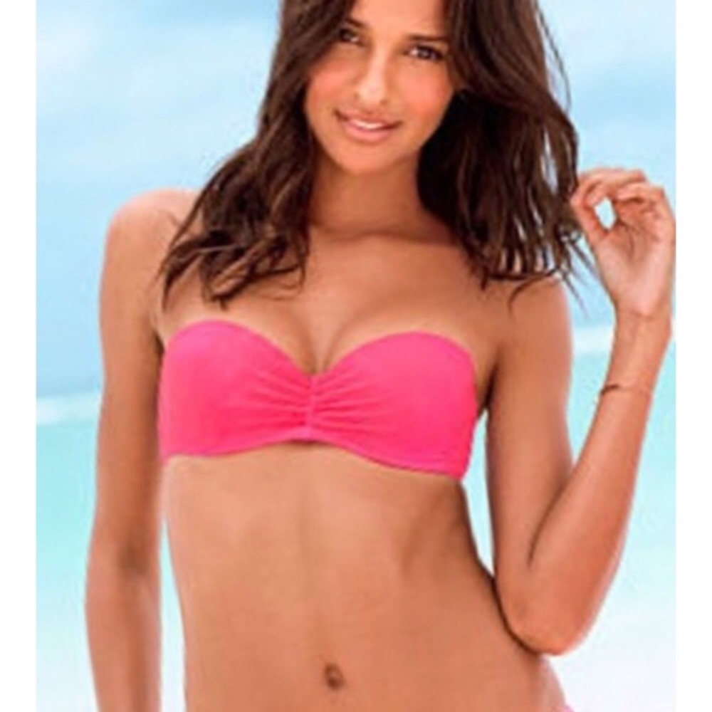 Victoria Secret pink bandeau bikini